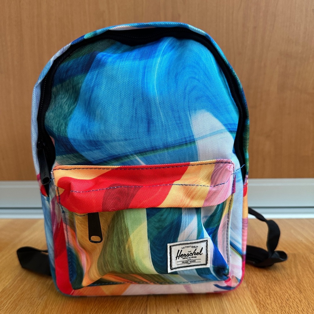 Herschel Supply Company Classic Mini Backpack in Paint Pour Multi